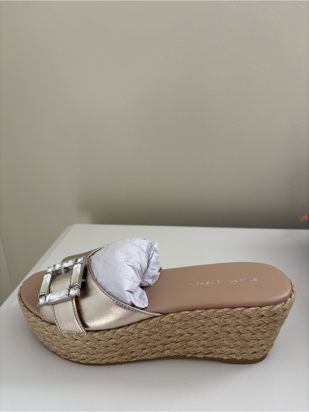 June 75 Wedge Slide Sandal Stuart weitzman